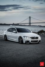 BMW M3 Sedan on Vossen Wheels (HF-1) 2018 года